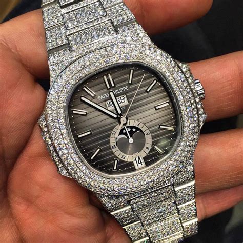 diamond patek philippe watch replica|patek philippe iced out.